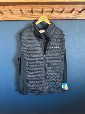Columbia Black Quilted Packable Vest